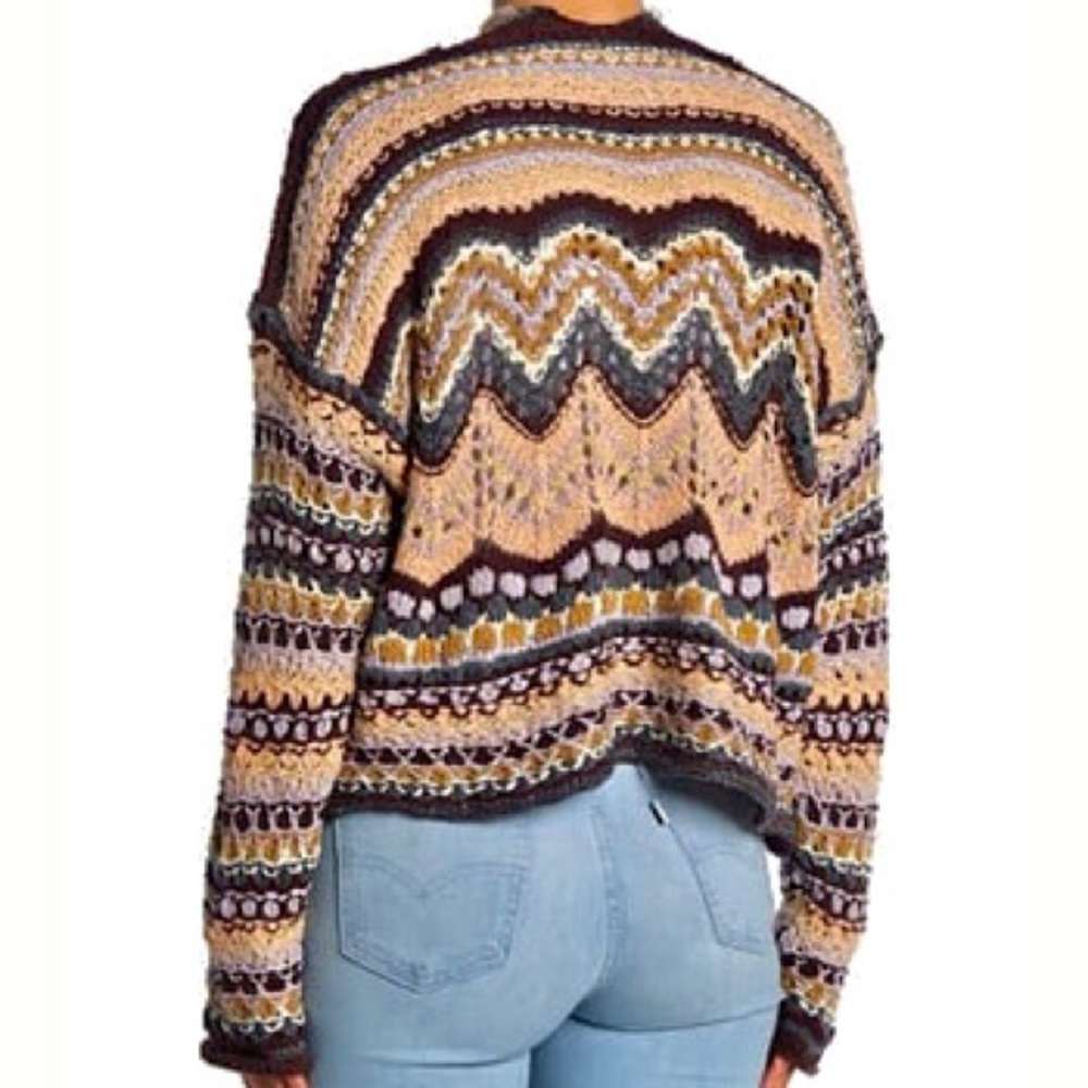 “NEW” Feeling Nostalgic Open Cardigan - Picture 2 of 6